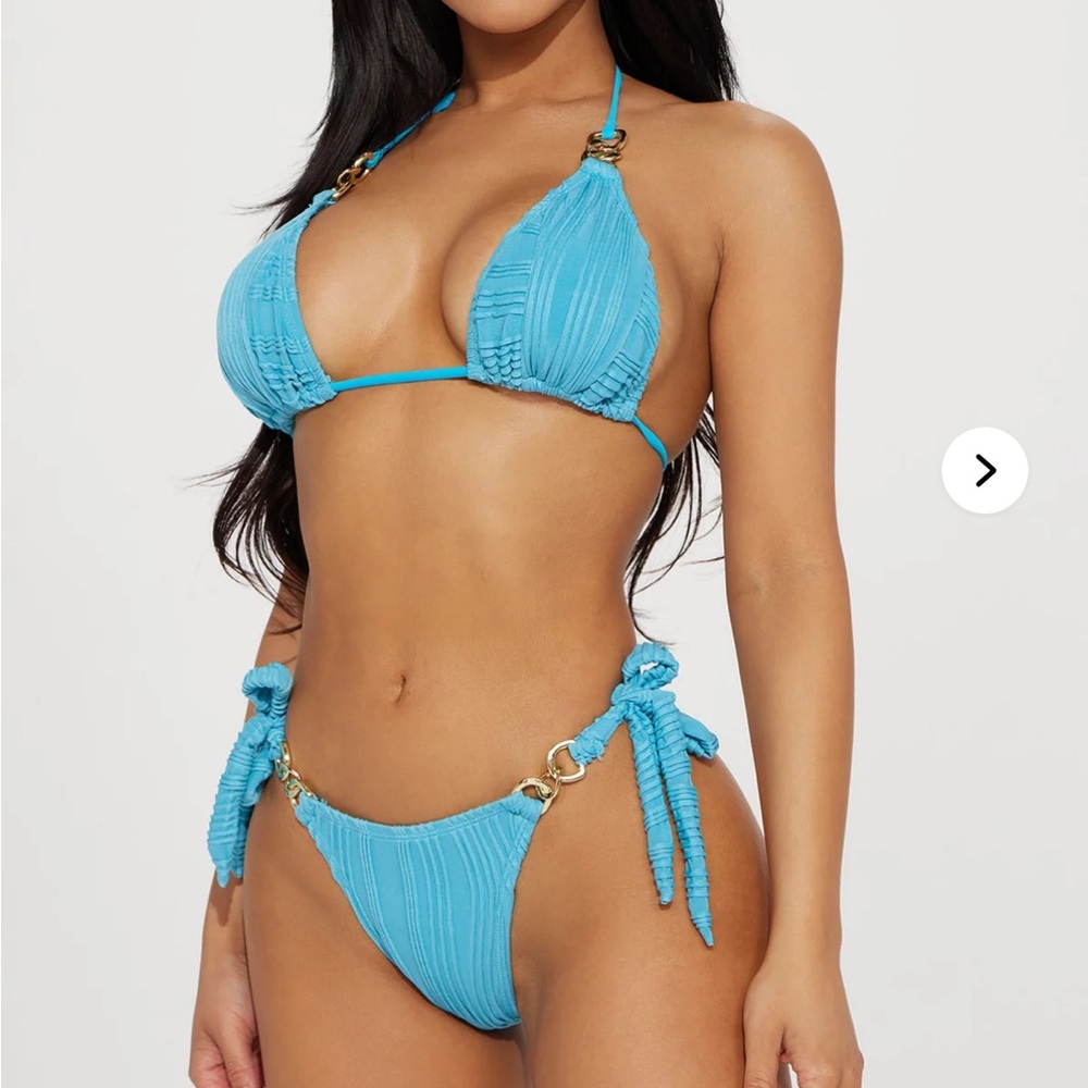 NWT Fashion Nova Tati chain bikini set